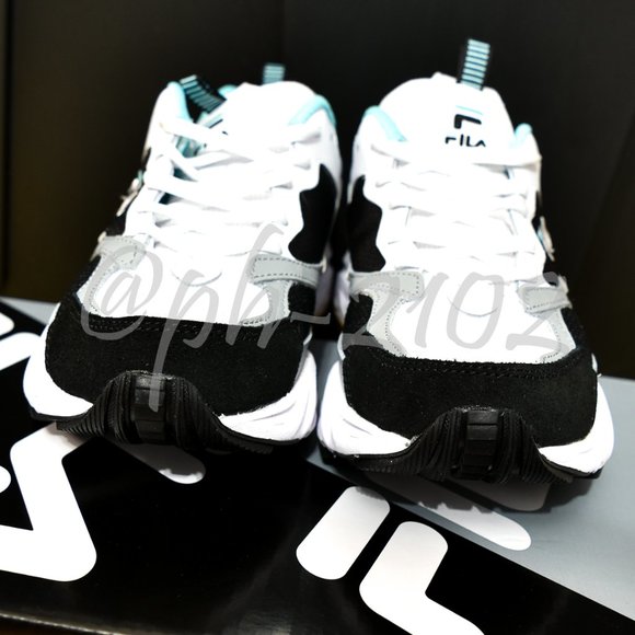 FILA‎ Ladies'  Shoes Green ( White/Black/Mint) - Picture 2 of 8